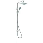 Colonne de douche ou bain douche sans mitigeur hansgrohe vernis shape 230 ecosmart chrom + tablette ...