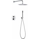 Colonne de douche encastr�e thermostatique imex chrome, cartouche turn clean system