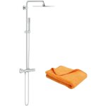 Colonne de douche grohe avec mitigeur thermostatique vitalio joy système 230 + microfibre Colonne de douche grohe avec mitigeur thermostatique vitalio joy système 230 + microfibre