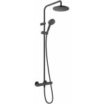 Hansgrohe - vernis blend colonne de douche 200 1jet ecosmart avec mitigeur thermostatique de douche noir ...