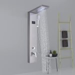 Colonne douche hydromassage led mode eau de douche de pluie cascade douche de pulvrisation arrire eau ...