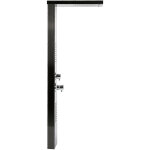 Colonne de douche hydromassante haloyo acier inoxydable, 15 x 47 x 130 cm, noir