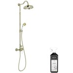 Colonne de douche jacob delafon cl�o 1889 or beige + nettoyant briochin