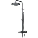 Pollini acqua design - colonne de douche mécanique, modèle rond, couleur noir mat pollini jessy 40p10264b0no ... Pollini acqua design - colonne de douche mécanique, modèle rond, couleur noir mat pollini jessy 40p10264b0no ...