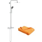 Grohe - colonne de douche avec mitigeur thermostatique vitalio joy system 210 quickfix + microfibre Grohe - colonne de douche avec mitigeur thermostatique vitalio joy system 210 quickfix + microfibre