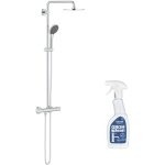 Grohe - colonne de douche avec mitigeur thermostatique vitalio joy system 210 quickfix + nettoyant clean ... Grohe - colonne de douche avec mitigeur thermostatique vitalio joy system 210 quickfix + nettoyant clean ...
