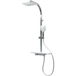 Schulte - colonne de douche avec tablette et thermostat int�gr�, 45 x 102 cm, rain ii douchette � main ...