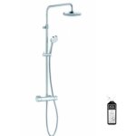 Kinedo - colonne de douche thermostatique aquatica chromée + nettoyant briochin Kinedo - colonne de douche thermostatique aquatica chromée + nettoyant briochin