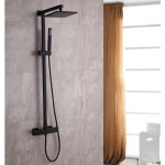 Bernstein - colonne de douche thermostatique murale laiton - 110x15cm - sedal 8921b sans pommeau de douche ...