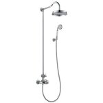 Colonne douche thermostatique rtro recoupable paini lady's chrome