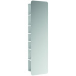Anconetti - colonne miroir psych� ancodesign - h168 - l45 blanc brillant