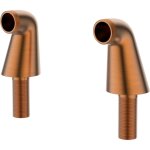 Essebagno - colonnettes raccord bain - douche cuivre bross