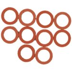 Lot de 10 joints rouge p1 pour l'�tanch�it� des raccords gaz butane et propane - 20x1, 5 - norme nf - ...