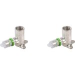 Applique murale mtallique  sertir femelle pour tubes multicouche - 20x2 - 3 / 4 - h52 - raccord multiskin ...