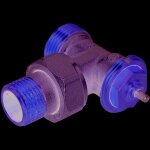 Corps thermostatique - robinet kv fixe - querre 1 / 2' (15x21) - mle m22 - m28 - fixosar - r808704 ...