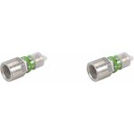 Manchon � sertir m�tallique femelle � visser pour tubes multicouche - 16x2 - 3 / 4 - raccords multiskin ...