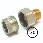 Raccord dilectrique isolant mle - femelle pour ballon d'eau chaude et chauffe - eau - 3 / 4  - vendus ...