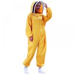 Combinaison d'apiculture professionnelle, avec gants d'apiculture et voile d'escrime, combinaison anti ...