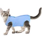 Combinaison de convalescence pour chat plaies abdominales ou maladies de la peau combinaison de convalescence ...