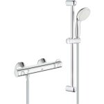 Grohe - combiné de douche grotherm 800 avec mitigeur thermostatique 2 jets chromé - 34565001 Grohe - combiné de douche grotherm 800 avec mitigeur thermostatique 2 jets chromé - 34565001