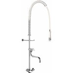 Combiné de prélavage monotrou avec mélangeur, robinet de puisage et bec télescopique orientable delabie ... Combiné de prélavage monotrou avec mélangeur, robinet de puisage et bec télescopique orientable delabie ...