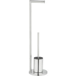 Combin wc ferla, inox brillant