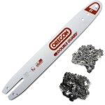 Jardiaffaires - combo oregon guide 35cm 140sdea074 + 2 chaines 91p050e