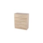 Urban living - commode 4 tiroirs 60x30x70 cm dcor chne clair - north