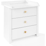 Commode blanche pour enfants avec table  langer et grande commode
