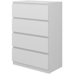 Commode avec tiroirs calisto, blanc, 70 x 102 cm, vicco