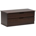 Commode futon 2 tiroirs / weng / 97x45x41 cm