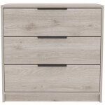 Tuhome concept - commode kaia � trois tiroirs avec un grand espace de rangement