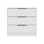 Tuhome concept - commode kaia � trois tiroirs avec un grand espace de rangement