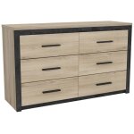 Commode kansas 6 tiroirs