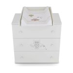 Hecht - commode  langer bb enfant table  langer + matelas  langer amovible - 3 tiroirs hibou vert ...