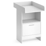 Commode � langer leo, blanc, 60 x 103 cm avec tiroir, vicco