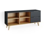 Commode avec tiroirs nautica, anthracite, 134 x 61 cm, vicco Commode avec tiroirs nautica, anthracite, 134 x 61 cm, vicco
