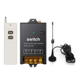 Commutateur de t�l�commande, longue distance de 1500 m, commutateur rf sans fil de relais ac 110 v / ...