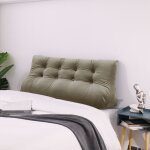 Vercart - compens� coussin de lecture triangulaire de repos au lit dossier t�te de lit soutien dorsal ...