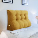 Vercart - compens� coussin de lecture triangulaire de repos au lit dossier t�te de lit soutien dorsal ...