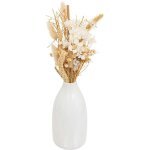 Composition fleurs s�ch�es h25cm avec vase atmosphera cr�ateur d'int�rieur