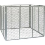 Composteur de jardin ? 100 x 100 x 80 cm ? capacité de 800 l ? bac à compost à grille métallique procédé ... Composteur de jardin ? 100 x 100 x 80 cm ? capacité de 800 l ? bac à compost à grille métallique procédé ...