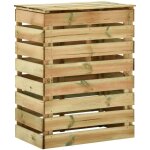 Composteur de jardin à lattes 80x50x100 cm bois de pin imprégné - inlife Composteur de jardin à lattes 80x50x100 cm bois de pin imprégné - inlife