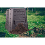 Composteur en polypropylne, conteneur de dchets organiques, biocomposteur 380l, 100% made in italy, ...