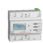 Compteur modulaire triphas� emdx� mid raccordement direct 125a 6 modules avec sortie � impulsions et ...