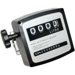 Helloshop26 - compteur diesel ou  fuel 3 bar 19 - 120l / min raccords 1' pour pompe diesel / fuel