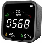 Compteur de dioxyde de carbone infrarouge 400 - 5000ppm d�tecteur de co2 moniteur de qualit� de l'air ...