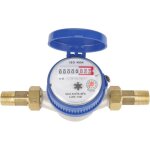 Compteur d'eau - d�bit de compteur d'eau froide 15mm 1 / 2 pouce avec raccords pour la maison et le jardin ...