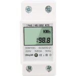 Compteur d'�nergie monophas� rail din 35mm?230v 50hz compteur �lectronique kwh 5 - 80a avec affichage ...