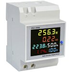 Compteur d'�nergie num�rique, compteur �lectrique, ac 40 - 300v 100a voltm�tre amp�rem�tre, multifonctionnel ...